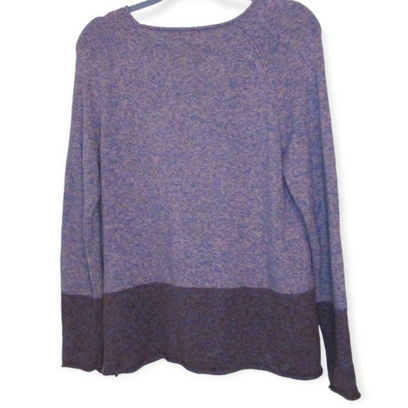 Prana Astrid Colorblock Side Zip Sweater Cotton - Picture 4 of 6